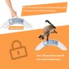 5-Meals Automatic Feeder Auto Pet Feeder 5x270ml Dry and Wet Food Dispenser Cat and Dog Food Dispenser Programmable Timer Portion Control with Voice