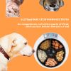 5-Meals Automatic Feeder Auto Pet Feeder 5x270ml Dry and Wet Food Dispenser Cat and Dog Food Dispenser Programmable Timer Portion Control with Voice