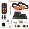 2 In 1 Wireless Electric Dog Fence With Training Collar IP67 Waterproof Pet Beep Vibration Shock Boundary Containment System for Small Medium Large D