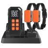 2 In 1 Wireless Electric Dog Fence With Training Collar IP67 Waterproof Pet Beep Vibration Shock Boundary Containment System for Small Medium Large D