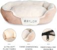 Comfortable Self-Heating Pet Bed with Removable Washable Cover; S Size; Pink
