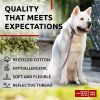 Reflective Cotton Dog Collar Eco Friendly Alt to Nylon Collar for Small Medium and Large Dogs Adjustable Male Female Dog Collar 14-23 inch Neck x 1 i