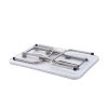 Pet Grooming Table Two Arms with Clamp, 36''x24'' Dog Grooming Station, Foldable Pets Grooming Stand for Medium and Small Dogs, Free No Sit Haunch Ho