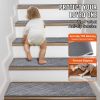 Stair Treads, Stairs Carpet Non Slip 9" x 28", Indoor Stair Runner for Wooden Steps, Anti Slip Carpet Soft Edging Stair Rugs Mats for Kids Elders and