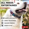 Reflective Cotton Dog Collar Eco Friendly Alt to Nylon Collar for Small Medium and Large Dogs Adjustable Male Female Dog Collar 14-23 inch Neck x 1 i
