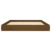 Dog Bed Honey Brown Solid Pine Wood 40.0 x 29.1 x 3.5 in Durable