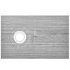 Shower Curb Kit, 60"x38" Shower Pan Kit with 6.3" Offset Drain, Lightweight EPS Shower Installation Kits with 2 Waterproof Cloths, Shower Pan Slope S