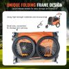 Dog Bike Trailer, Supports up to 66 lbs, 2-in-1 Pet Stroller Cart Bicycle Carrier, Easy Folding Cart Frame with Quick Release Wheels, Universal Bicyc
