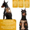 Tactical Dog Harness with Handle, Medium. Desert Camouflage 900D Nylon Tactical Dog Vest Harness. No Pull Breathable Dog Tactical Harness with Adjust