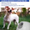 White Automatic Dog Ball Launcher Machine; Automatic Tennis Ball Thrower for Dogs 10.2 x 8.3 x 10.6; ABS Automatic Ball Launcher for Dogs; Pet Ball L