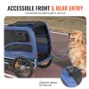 Dog Bike Trailer, Supports up to 100 lbs, Pet Cart Bicycle Carrier, Easy Folding Frame with Quick Release Wheels, Universal Bicycle Coupler, Reflecto