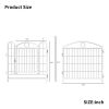 Dog Playpen Indoor 24 inch 8 Panels Metal Dog Pen Pet Dog Fence Outdoor Exercise Pen with Doors, Heavy Duty Dog Fence Puppy Pen for Large Medium Smal