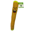 My Name is B, Cute Stuffed Parody Blunt Dog Toy, Funny Squeaky Weed Toy, Cool Plush Novelty 420 Gift for Pets & Their Owners, Sized for Puppies & Sma