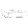 Dog Bed Black Solid pine wood Durable Dog Bed Rectangular
