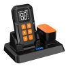 2 In 1 Wireless Electric Dog Fence With Training Collar IP67 Waterproof Pet Beep Vibration Shock Boundary Containment System for Small Medium Large D
