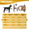 Tactical Dog Harness with Handle, Medium. Desert Camouflage 900D Nylon Tactical Dog Vest Harness. No Pull Breathable Dog Tactical Harness with Adjust