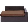 Pet Sofa, Dog Couch for Medium-Sized Dogs and Cats, Soft Leather Dog Sofa Bed, 110 lbs Loading Cat Sofa, Black