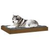 Dog Bed Honey Brown Solid Pine Wood 40.0 x 29.1 x 3.5 in Durable