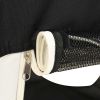 Dog Playpen Black and cream Polyester and steel Medium Foldable