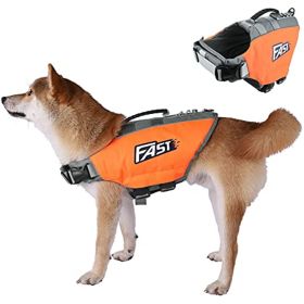 Dog Life Jacket; Reflective Dog Safety Vest Adjustable Pet Life Preserver with Strong Buoyancy and Durable Rescue Handle for Swimming; Surfing; Boati (size: X-Large)