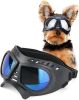 Dog Glasses for Small Breed Dog Goggles Dog UV Sunglasses Windproof Snowproof for Long Snout Dogs Mask with Soft Frame Adjustable Straps Black for Sm