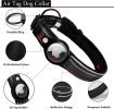 Reflective AirTag Dog Collar; ivienx Apple Air Tag Heavy Duty Dog Collar [Wide] Padded Pet Collar with AirTag Case Holder Accessories for Small Mediu