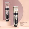 Dog Grooming Kit Clippers; Low Noise; pet grooming; Rechargeable; cat grooming; Pet Hair Thick Coats Clippers Trimmers Set; Suitable for Dogs; Cats;