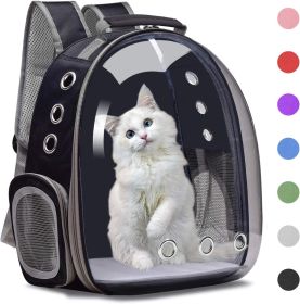 Cat Backpack Carrier Bubble Bag; Small Dog Backpack Carrier for Small Dogs; Space Capsule Pet Carrier Dog Hiking Backpack Airline Approved Travel Car (Color: Purple)
