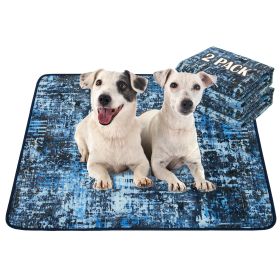 Qeils Washable Pee Pads for Dogs, 2 Pack Reusable Puppy Pads 36"x41" Super Absorbent Leakproof Dog Training Pads, Non-Slip Potty Pads for Floor, Crat (size: 36"*41"(Pack of 2))