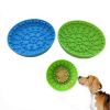 Pet Dog Slow Bowl Feeder Bowls with Suction Cup, Interactive for Boredom Anxiety Reduction, Distractor Toy, Preventing Choking Healthy Bone Design Bo