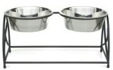 Butterfly Double Elevated Dog Feeder